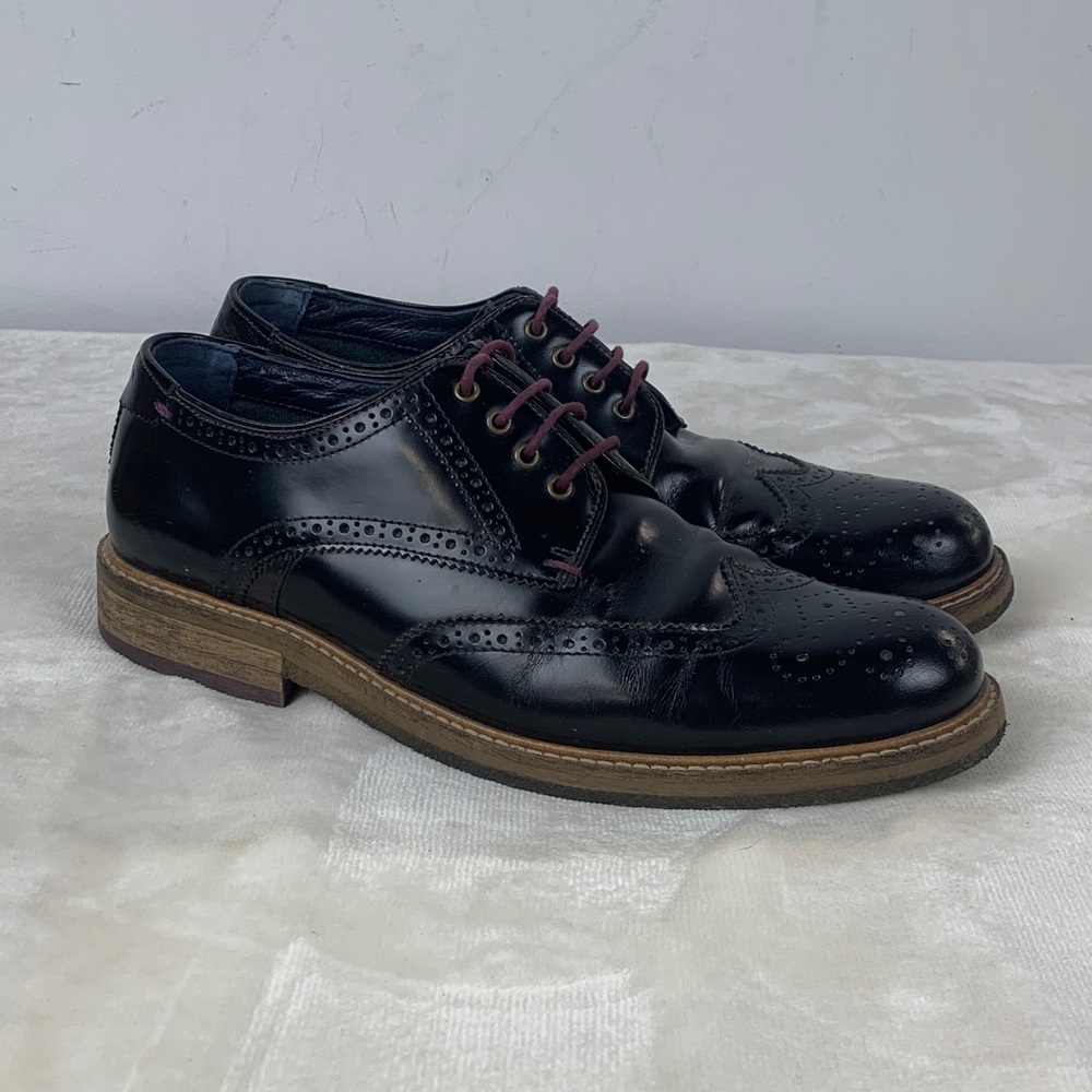 Ted Baker Classic Black Brogue Men's Shoes